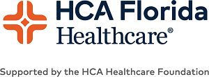 H.C.A. Florida Healthcare Supported by the H.C.A. Healthcare Foundation Logo